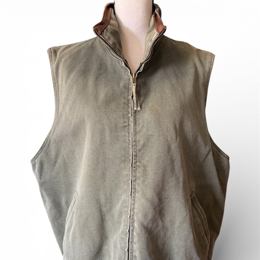 Vintage Tuff Hedeman by Cripple Creek 100% cotton vest, Size Large